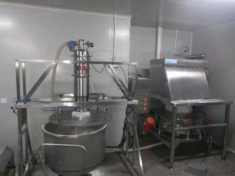 面粉無塵投料篩分